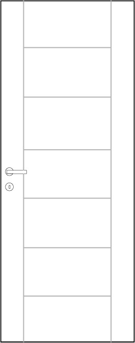 varianti grafiche porte in legno linea incise 245-2