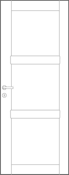 varianti grafiche porte in legno linea incise 207
