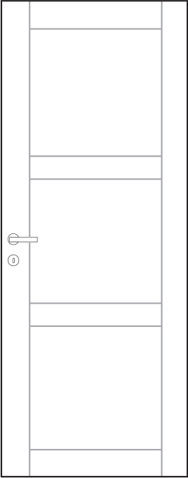 varianti grafiche porte in legno linea incise 290