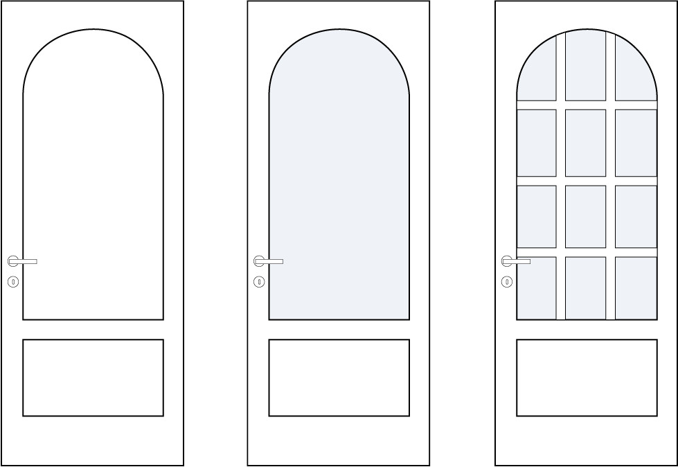 varianti compositive porte in legno serie classic 103