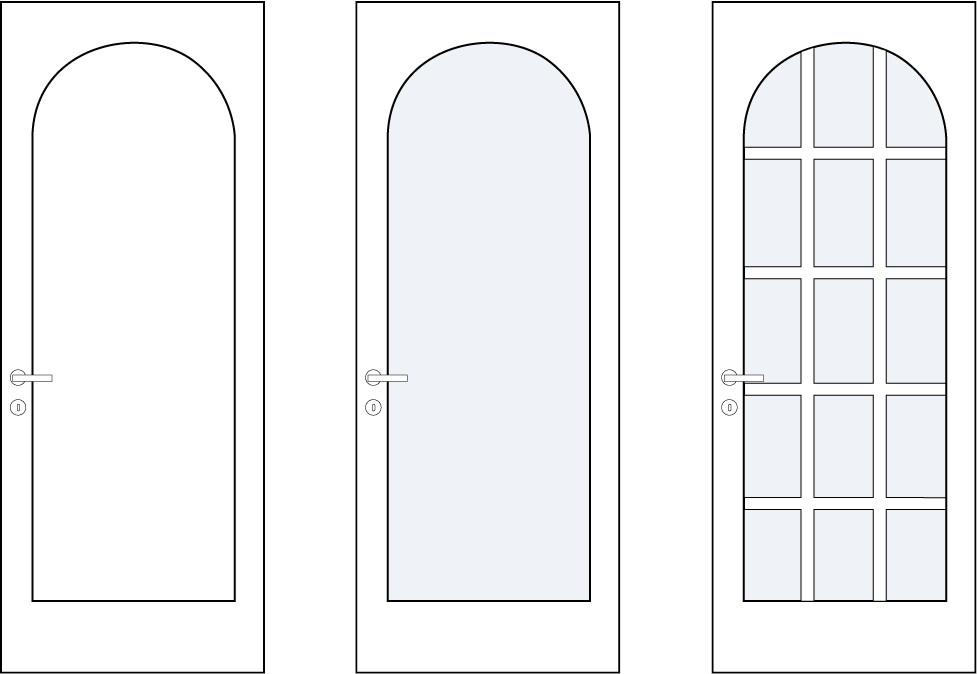 varianti compositive porte in legno serie classic 115