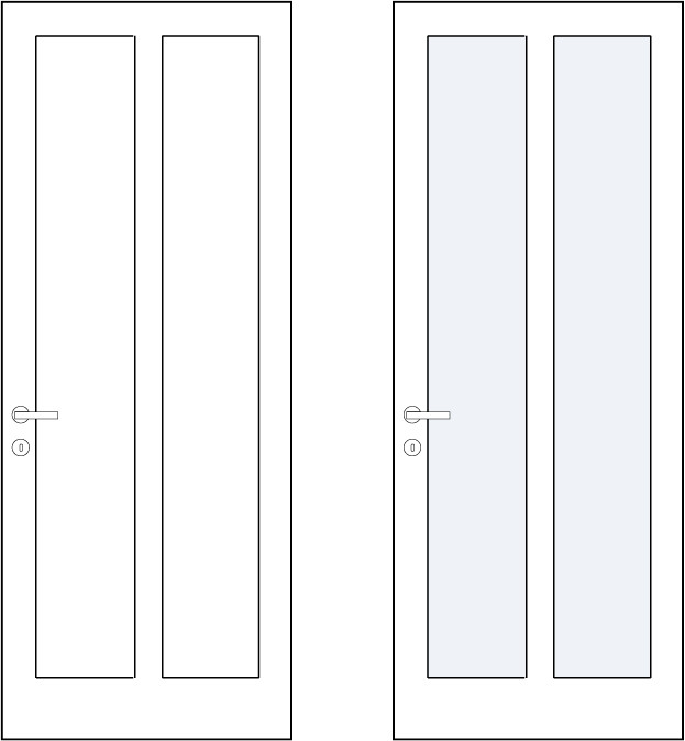 varianti compositive porte in legno serie classic 136