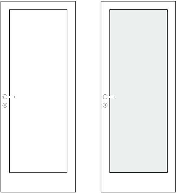 varianti compositive porte in legno serie style 219