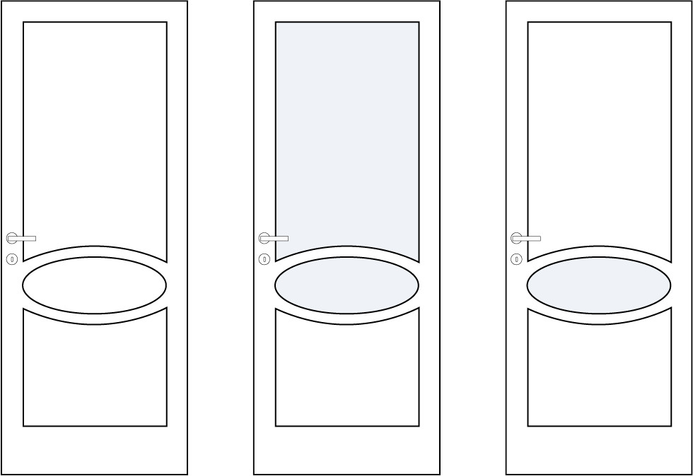 varianti compositive porte in legno serie style 230