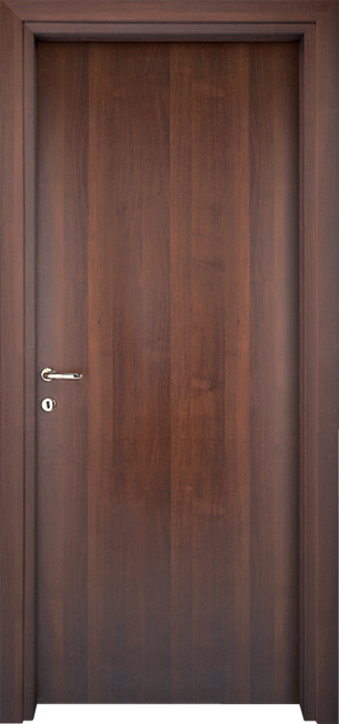PORTE INTERNE IN LEGNO - LINEA BASIC - mod 521 - NOCE NAZIONALE