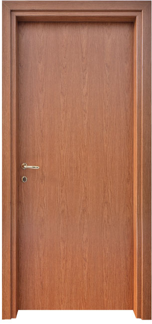PORTE INTERNE IN LEGNO - LINEA BASIC - mod 521 - CORNICE PIATTA