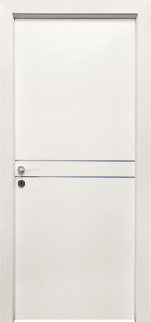 PORTE INTERNE IN LEGNO - LINEA BASIC - mod 521 - 2 PROFILI ORIZZONTALI