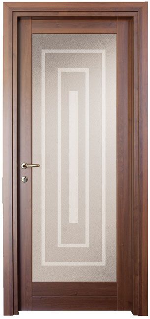 PORTE INTERNE IN LEGNO - LINEA BASIC - mod 419 - A VETRO